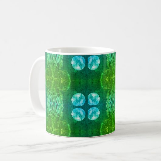 Sci-Fi - Fantasy Alien Space Planet Worlds Kaffeetasse (Vorderseite Links)