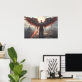 Sci Fi Fantasy Art: Colossus of the Last Horizon Poster (Heimbüro)