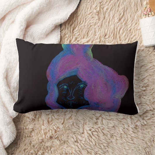 Sci-fi Fantasy Art Cotton Throw Pillow Lendenkissen (Decke)