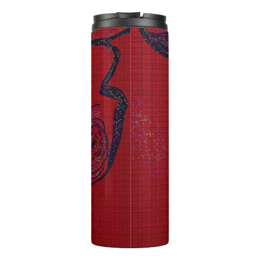 Sci-fi Fantasy Hunting Dog Thermosbecher (Rückseite)