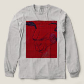 Sci-fi Fantasy Hunting Dog  Tri-Blend Shirt (Design Vorderseite)