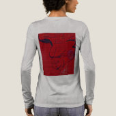 Sci-fi Fantasy Hunting Dog  Tri-Blend Shirt (Rückseite)