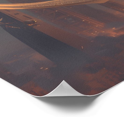 Sci-Fi Fantasy-Kunst: Herrscher des letzten Horizo Poster (Ecke)