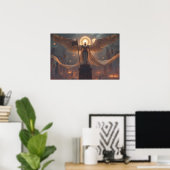 Sci-Fi Fantasy-Kunst: Herrscher des letzten Horizo Poster (Heimbüro)