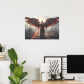 Sci-Fi Fantasy-Kunst: Koloss des letzten Horizonts Poster (Heimbüro)