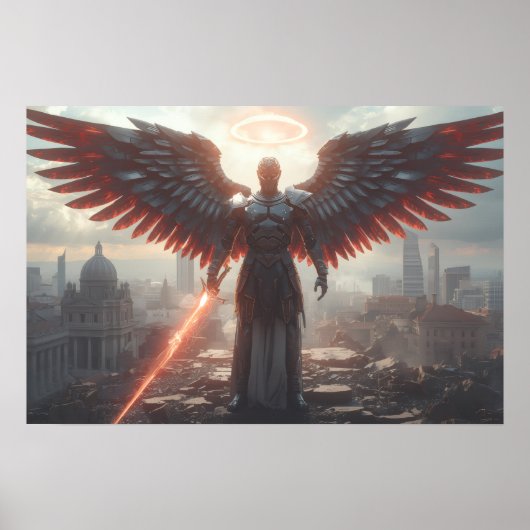 Sci-Fi Fantasy-Kunst: Koloss des letzten Horizonts Poster (Vorne)