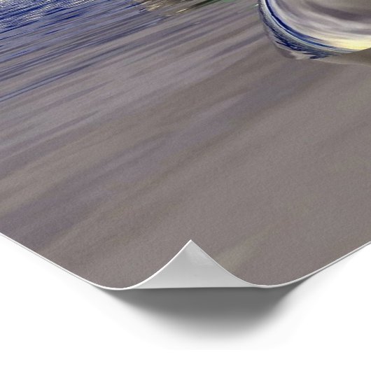 Sci Fi Fantasy Landscape Poster (Ecke)