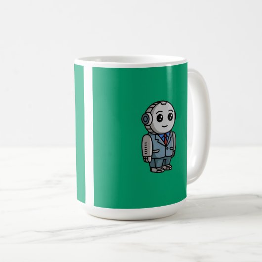 Sci-Fi Fantasy to Life mit Niedlichem, futuristisc Kaffeetasse (VorderseiteRechts)