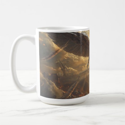 Sci Fi Fantasy: Valkyrie of the Ruined Dawn Kaffeetasse (Links)