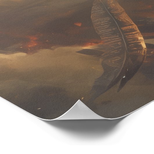 Sci Fi Fantasy: Valkyrie of the Ruined Dawn Poster (Ecke)