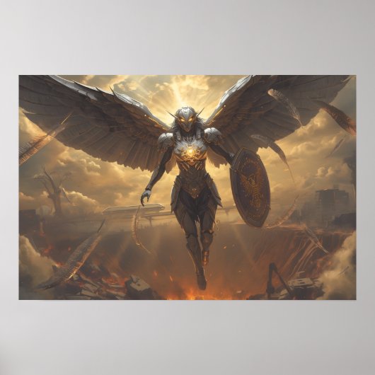 Sci-Fi Fantasy: Walküre der zerstörten Dämmerung Poster (Vorne)