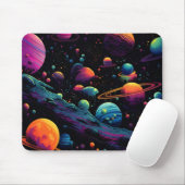 Sci-Fi-Farbraum Mousepad (Mit Mouse)