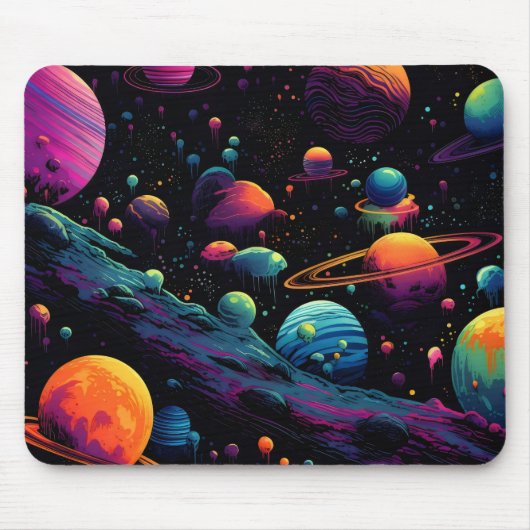 Sci-Fi-Farbraum Mousepad (Vorne)