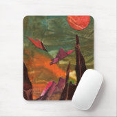 Sci-Fi "Fire Birds" Alien Lebensformen im Flug Mousepad (Mit Mouse)
