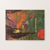 Sci-Fi "Fire Birds" Alien Lebensformen im Flug Puzzle (Horizontal)