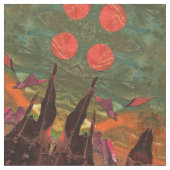 Sci-Fi "Fire Birds" Alien Lebensformen im Flug Stoff (Nahaufnahme)