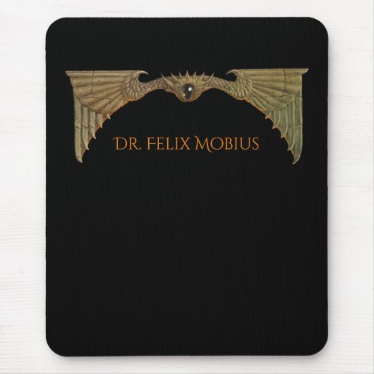 Sci Fi Flying Eye Personalisiert Mousepad (Vorne)