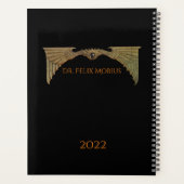 Sci Fi Flying Eye Personalisiert Planer (Rückseite)