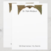 Sci Fi Flying Eye Stationery Paper (Vorne/Hinten)