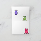 Sci Fi Flying Saucer jetzt Entführung Vielen Dank Dankeskarte (Innenseite)