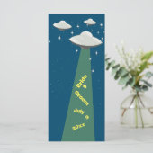 Sci Fi Flying Saucers-Hochzeitsprogramm Programm (Stehend Vorderseite)