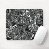 Sci-fi-Fraktal Mousepad (Mit Mouse)