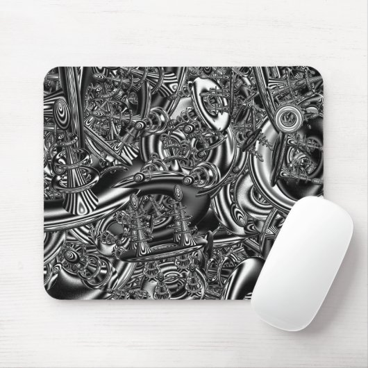 Sci-fi-Fraktal Mousepad (Mit Mouse)
