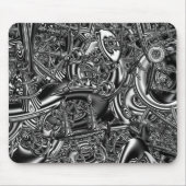 Sci-fi-Fraktal Mousepad (Vorne)