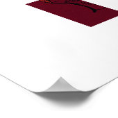 Sci-fi Futuristic Traveler Poster (Ecke)