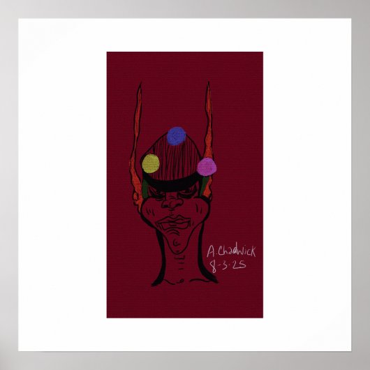 Sci-fi Futuristic Traveler Poster (Vorne)