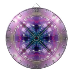 Sci-Fi Galaxy abstrakte Kunst 4 Dartscheibe