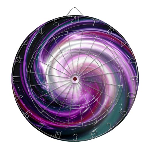 Sci-Fi Galaxy abstrakte Kunst 6 Dartscheibe (vorne)