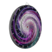 Sci-Fi Galaxy abstrakte Kunst 6 Dartscheibe (Vorderseite Links)