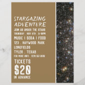 Sci-Fi Galaxy, Planetarium Eventwerbung Flyer (Vorne)
