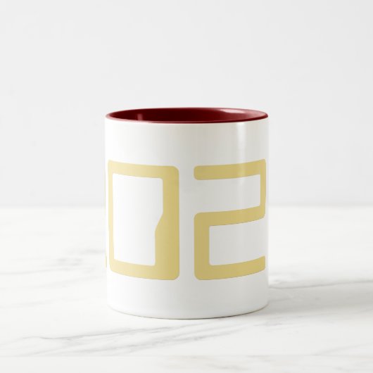 Sci-Fi Geek Nerd 2024 Neujahrskaffee Tea Milk Tass Zweifarbige Tasse (Mittel)