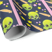 Sci fi gift wrap geschenkpapier (Rolleneckpunkt)