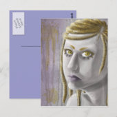 Sci-fi Girl Postkarte (Vorne/Hinten)