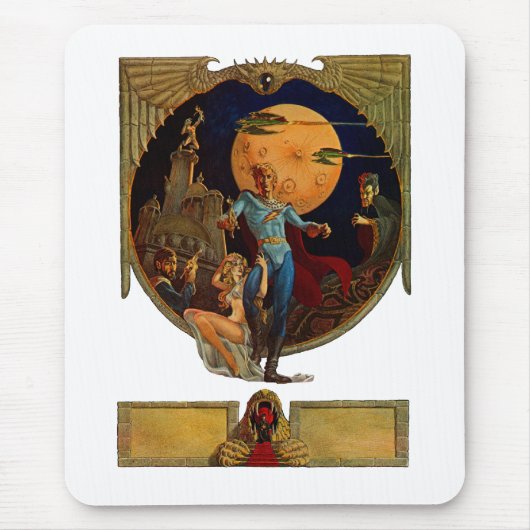 Sci-fi-Hero Mousepad (Vorne)