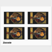 Sci-Fi Hero Rechteckiger Aufkleber (Blatt)