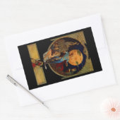 Sci-Fi Hero Rechteckiger Aufkleber (Umschlag)