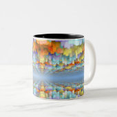 Sci-Fi-Horizonte Zweifarbige Tasse (VorderseiteRechts)