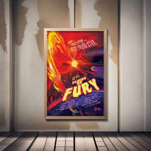 Sci-Fi Horror Film und Werbung, Fury-Fackeln Fotodruck