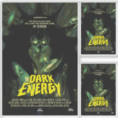 Sci-Fi Horror Movie Ad, Dark Energy Aufkleber (Vorderseite)