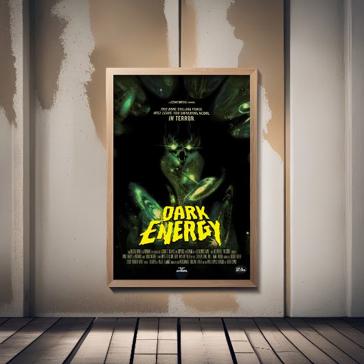 Sci-Fi Horror Movie Ad, Dark Energy Fotodruck