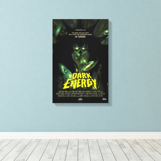 Sci-Fi Horror Movie Ad, Dark Energy Leinwanddruck (Insitu (Holzboden))