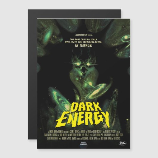 Sci-Fi Horror Movie Ad, Dark Energy Magneteinladung (Vorne/Hinten)