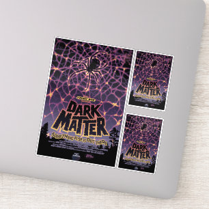 Sci-Fi Horror Movie Ad, Dark Matter Aufkleber