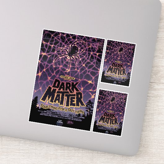 Sci-Fi Horror Movie Ad, Dark Matter Aufkleber (Detail)