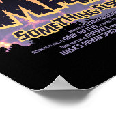 Sci-Fi Horror Movie Ad, Dark Matter Poster (Ecke)