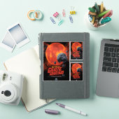 Sci-Fi Horror Movie Ad, Galactic Graveyard Aufkleber (iPad Hülle)